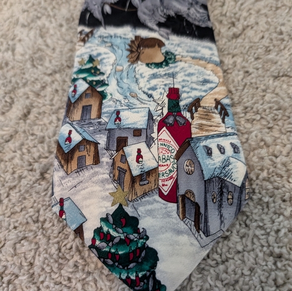 Tabasco Vintage Christmas Tie - Picture 4 of 7